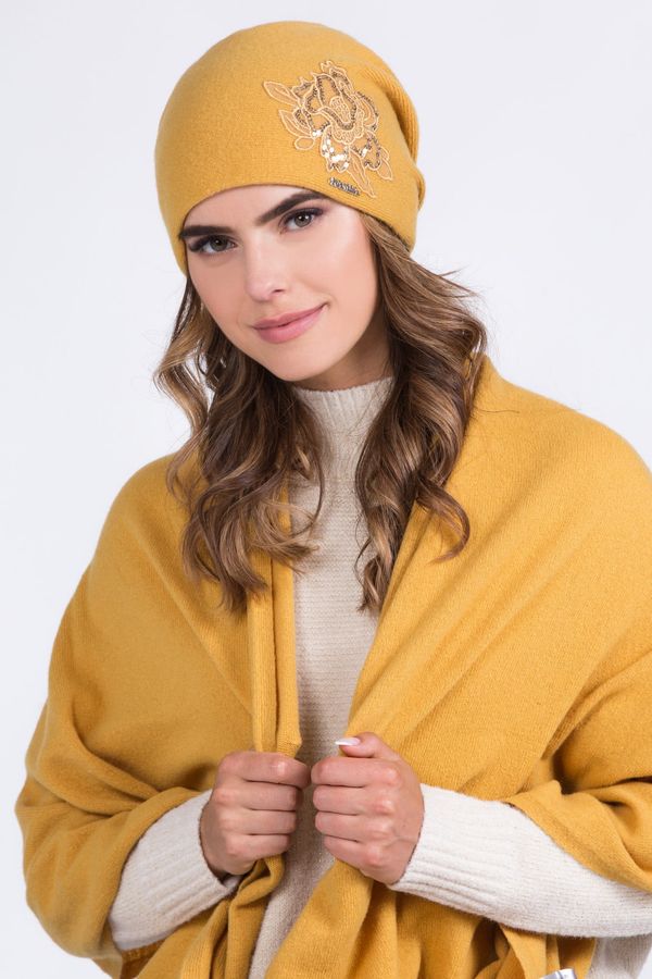 Kamea Дамска шапка. Kamea Kamea_Hat_K.20.060.25_Mustard
