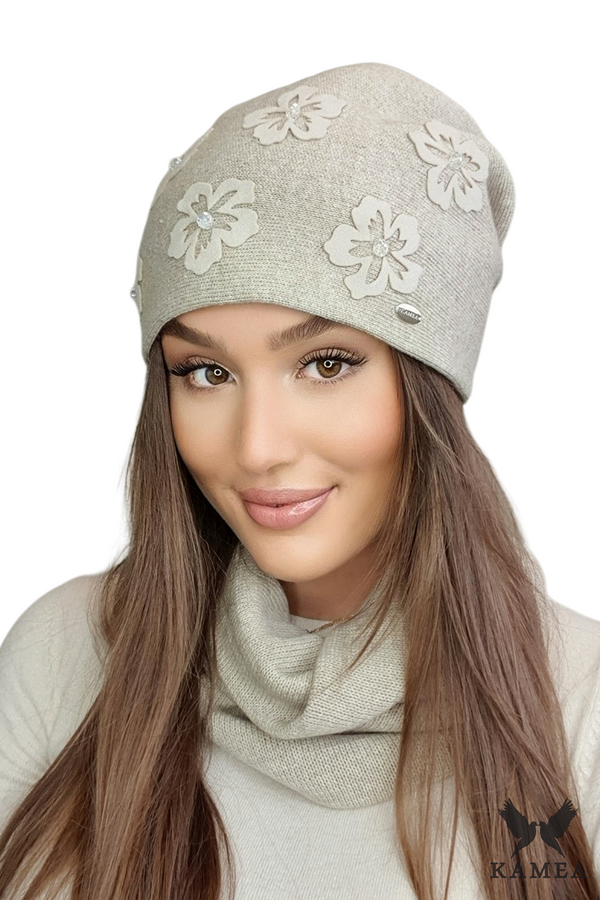 Kamea Дамска шапка. Kamea Kamea_Hat_K.22.030.03_Beige