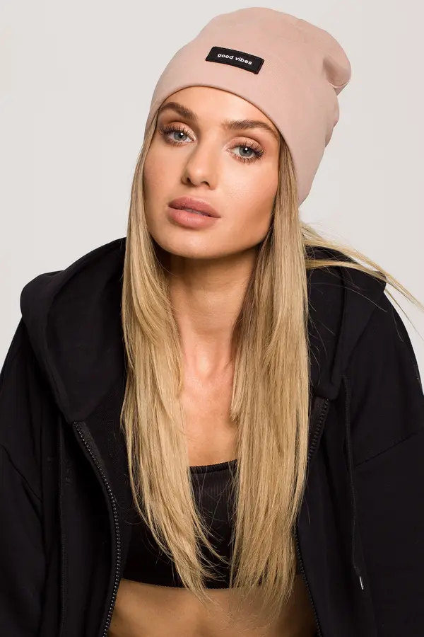 Made Of Emotion Дамска шапка. Made Of Emotion Made_Of_Emotion_Beanie_Hat_M624_Black