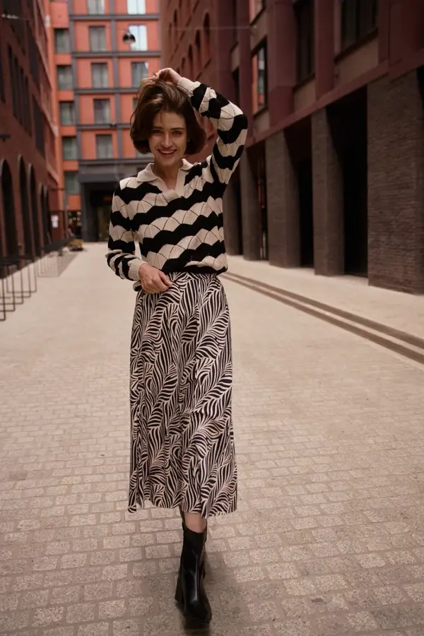 Marisse Дамска шарена пола Marisse