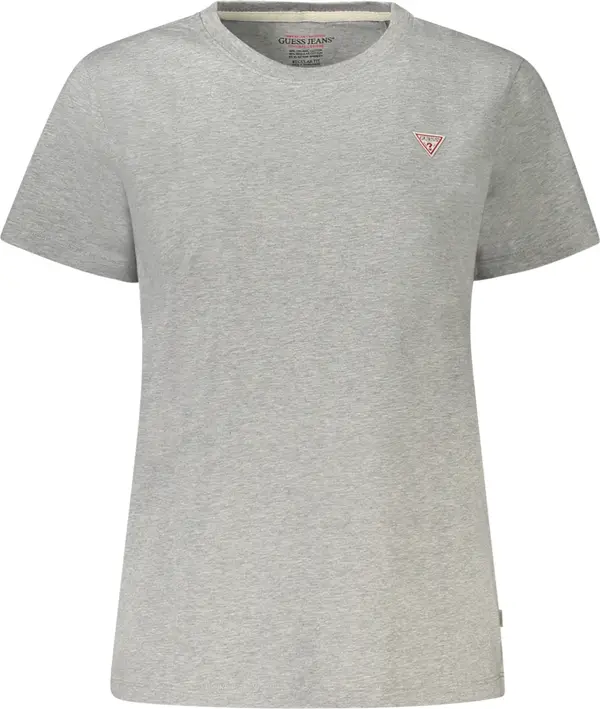 GUESS JEANS Дамска сива тениска с къс ръкав