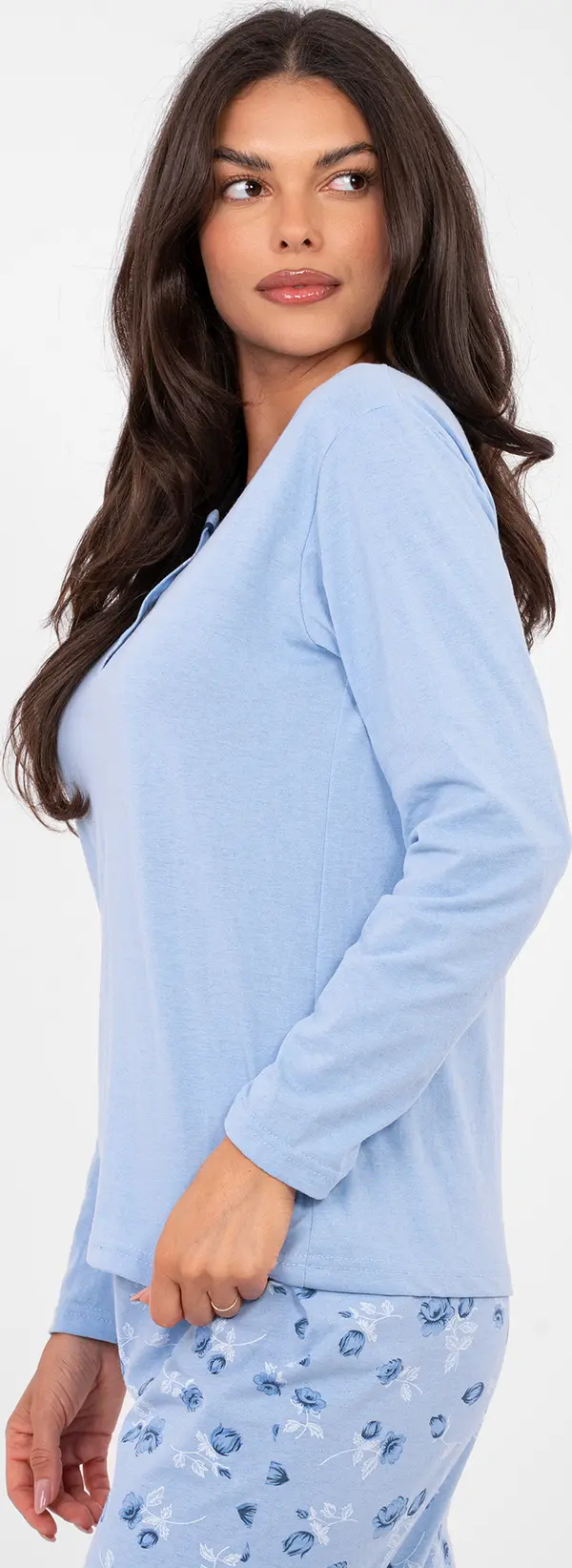 Forever Pink Дамска светлосиня пижама