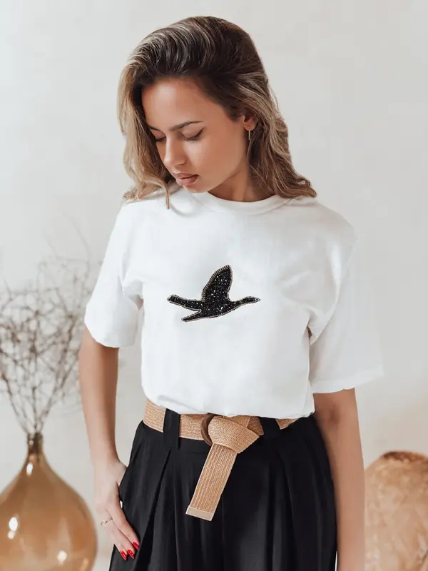 DStreet Дамска тениска BRILD екрю