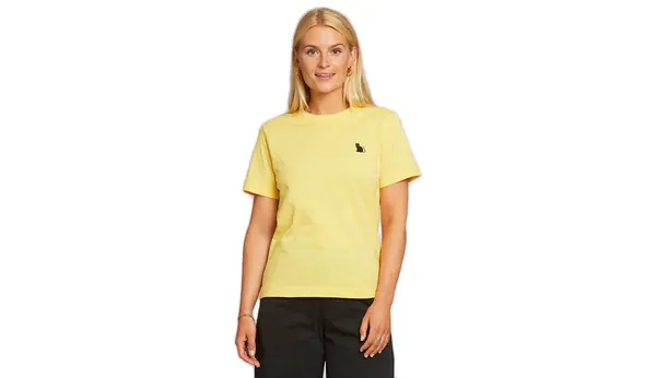 Dedicated Дамска тениска Dedicated Mysen Cat Yellow