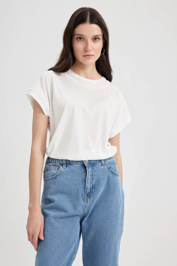 DEFACTO Дамска тениска DEFACTO