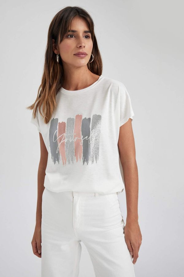 DEFACTO Дамска тениска DEFACTO