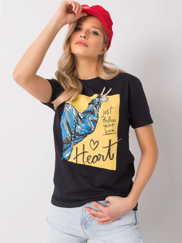 Fashionhunters Дамска тениска  Fashionhunters Cotton