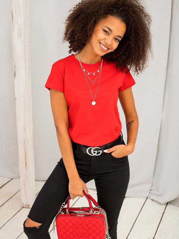 Fashionhunters Дамска тениска Fashionhunters Plain