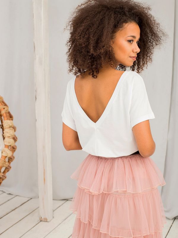 Fashionhunters Дамска тениска Fashionhunters V-neck