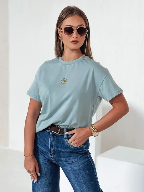 DStreet Дамска тениска FLORTA с флорален мотив