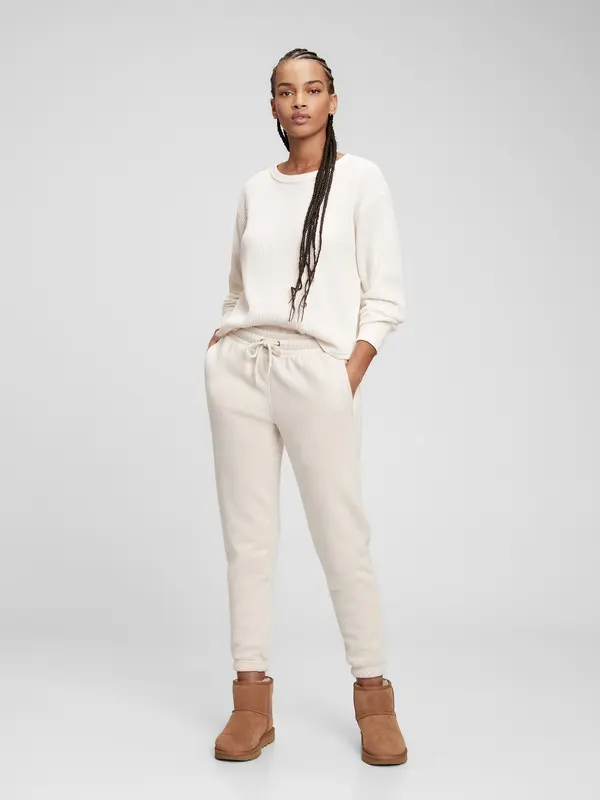 GAP Дамска тениска GAP с вафлен шарен десен