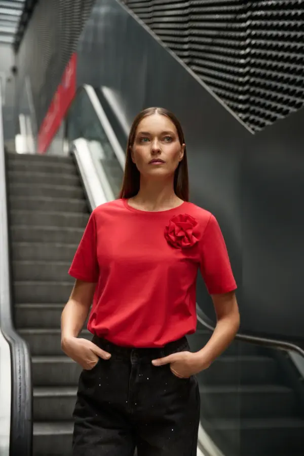 Marisse Дамска тениска Marisse червена