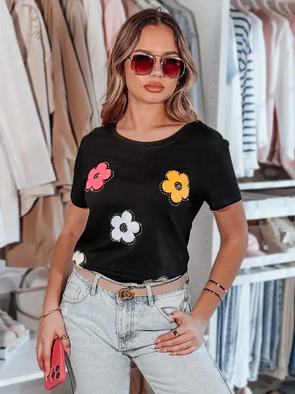 DStreet Дамска тениска с цветя DAISYLA