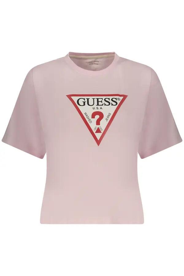 GUESS JEANS Дамска тениска с къс ръкав Roses