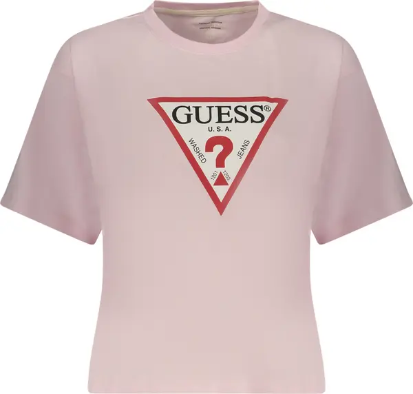 GUESS JEANS Дамска тениска с къс ръкав Roses