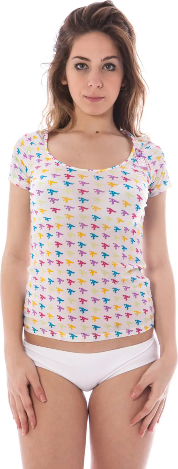 A-STYLE Дамска тениска с къс ръкав