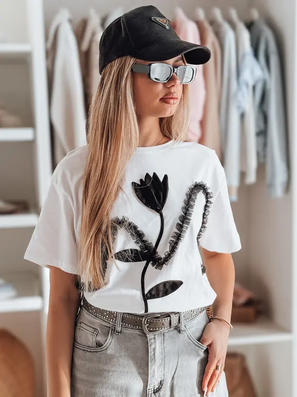 DStreet Дамска тениска с овърсайз ефект