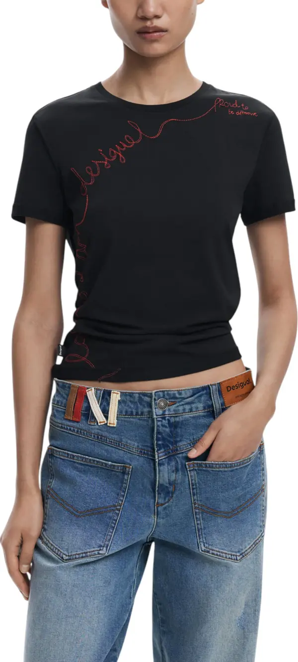 DESIGUAL Дамска тениска с щампа Desigual