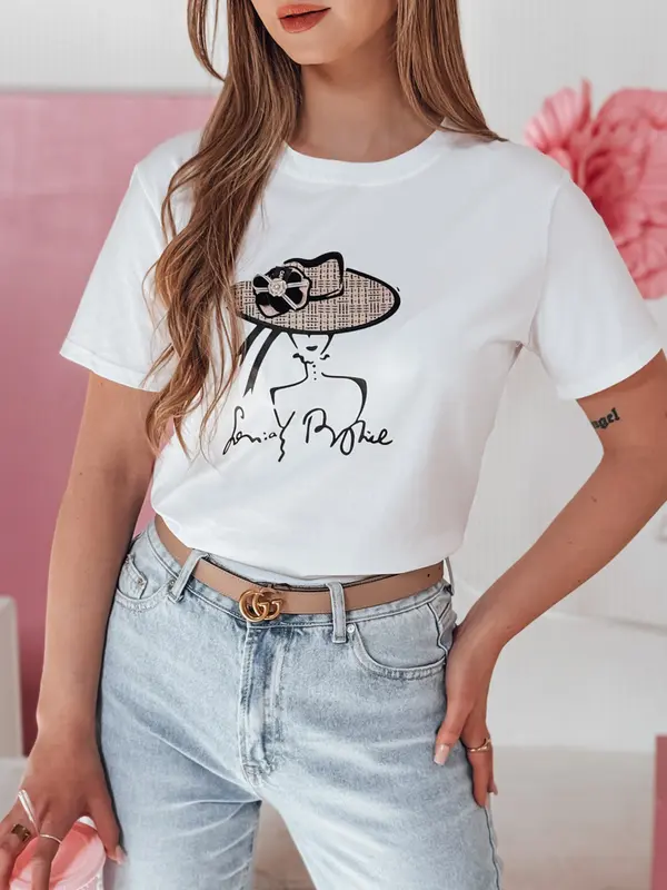 DStreet Дамска тениска с щампа WOMANPOW