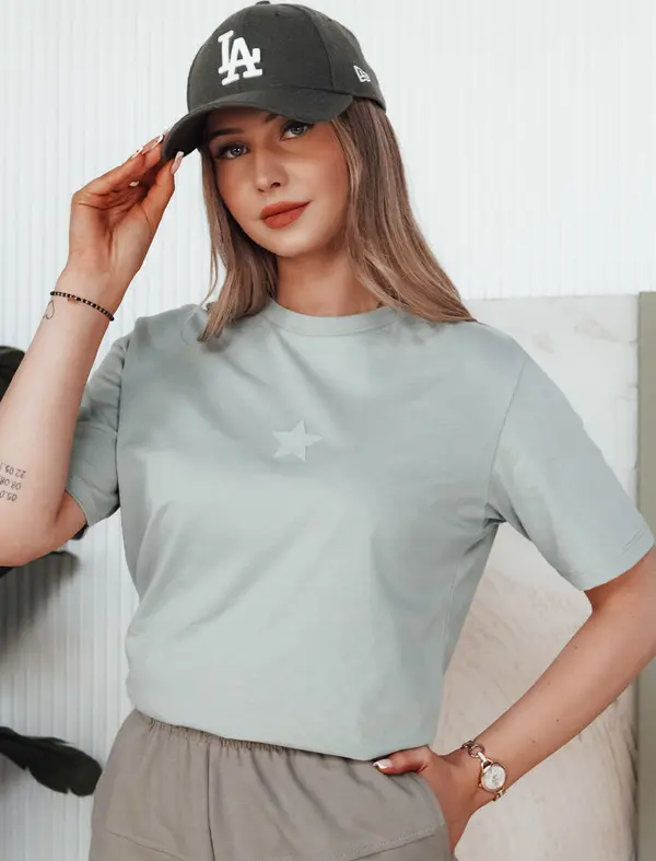 DStreet Дамска тениска STARZ в цвят мента