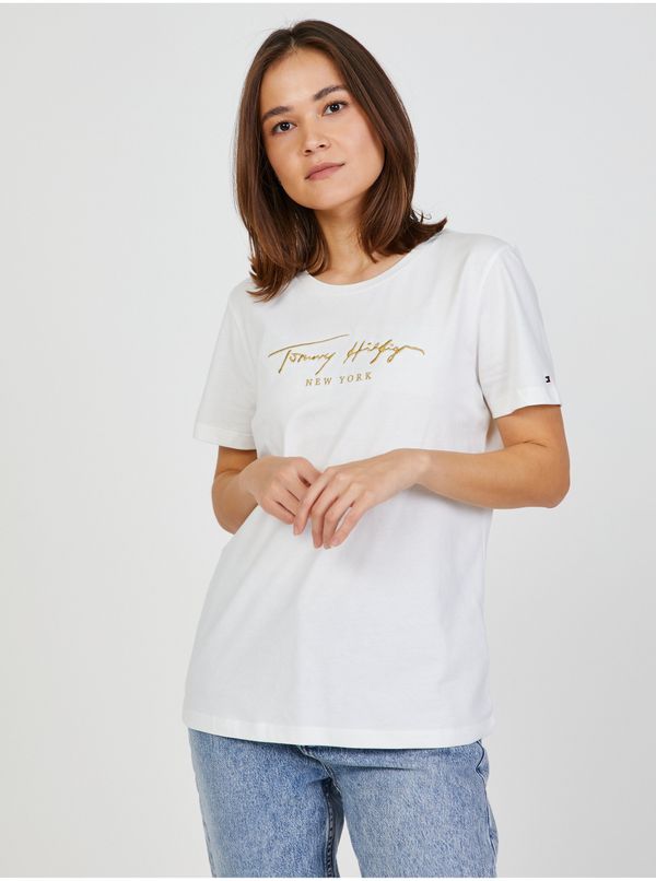 Tommy Hilfiger Дамска тениска Tommy Hilfiger Basic