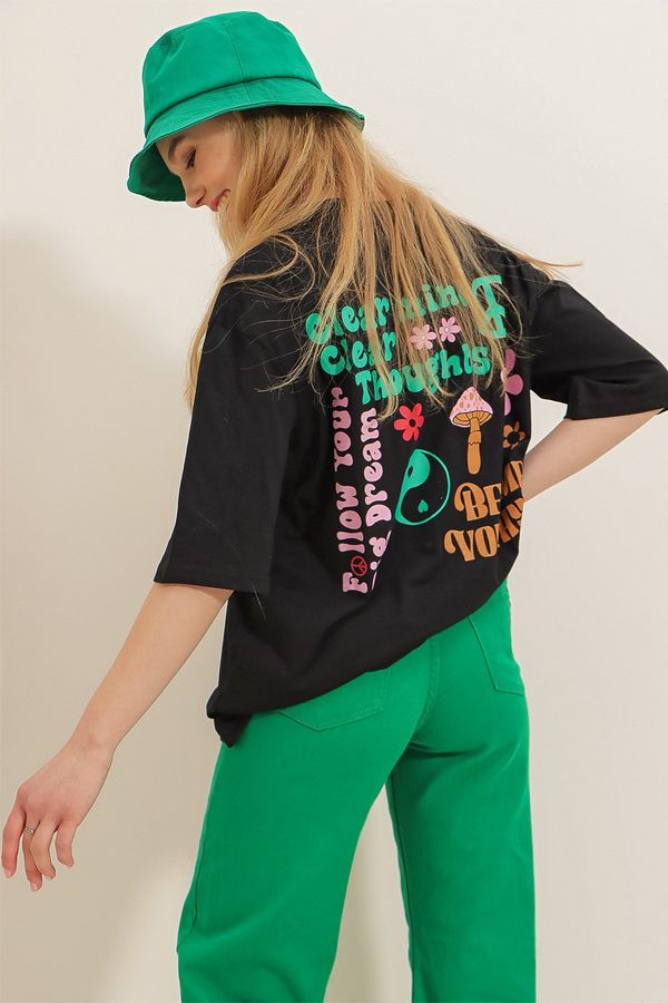 Trend Alaçatı Stili Дамска тениска Trend Alaçatı Stili