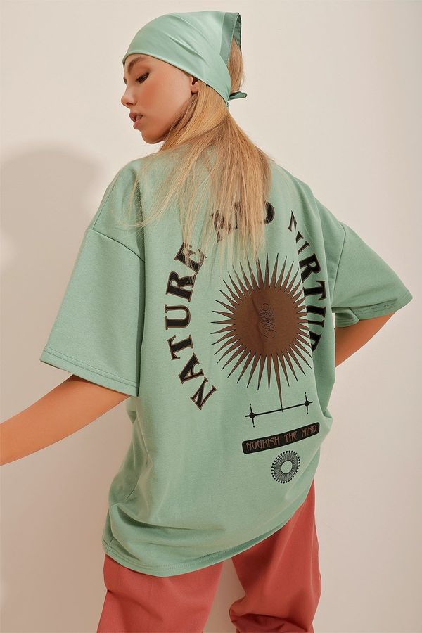 Trend Alaçatı Stili Дамска тениска Trend Alaçatı Stili