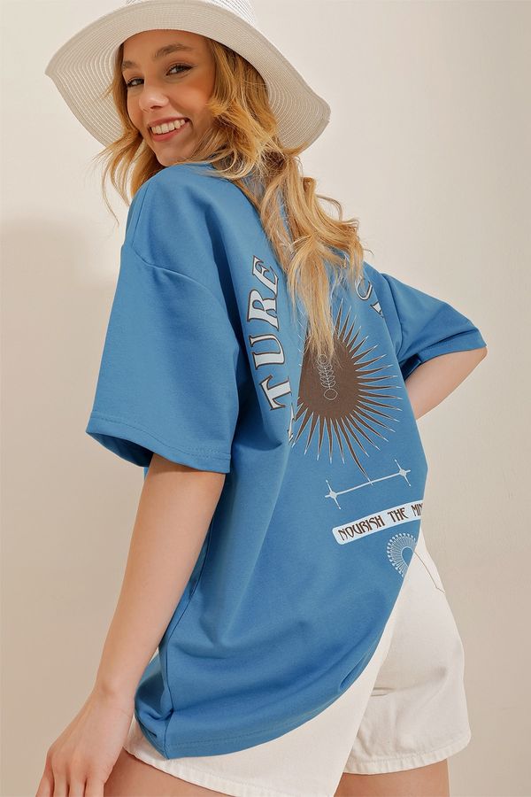 Trend Alaçatı Stili Дамска тениска Trend Alaçatı Stili