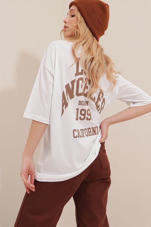 Trend Alaçatı Stili Дамска тениска Trend Alaçatı Stili