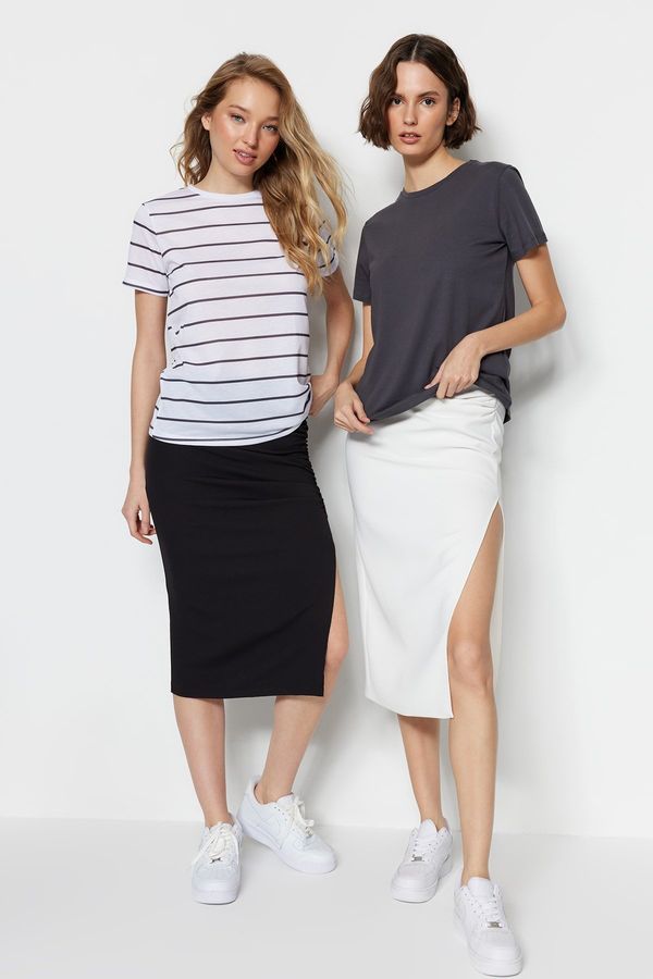 Trendyol Дамска тениска Trendyol 2 Pack