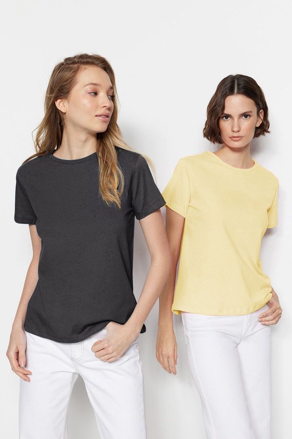Trendyol Дамска тениска Trendyol 2 Pack