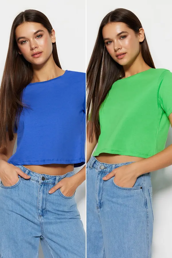 Trendyol Дамска тениска Trendyol 2 Pack