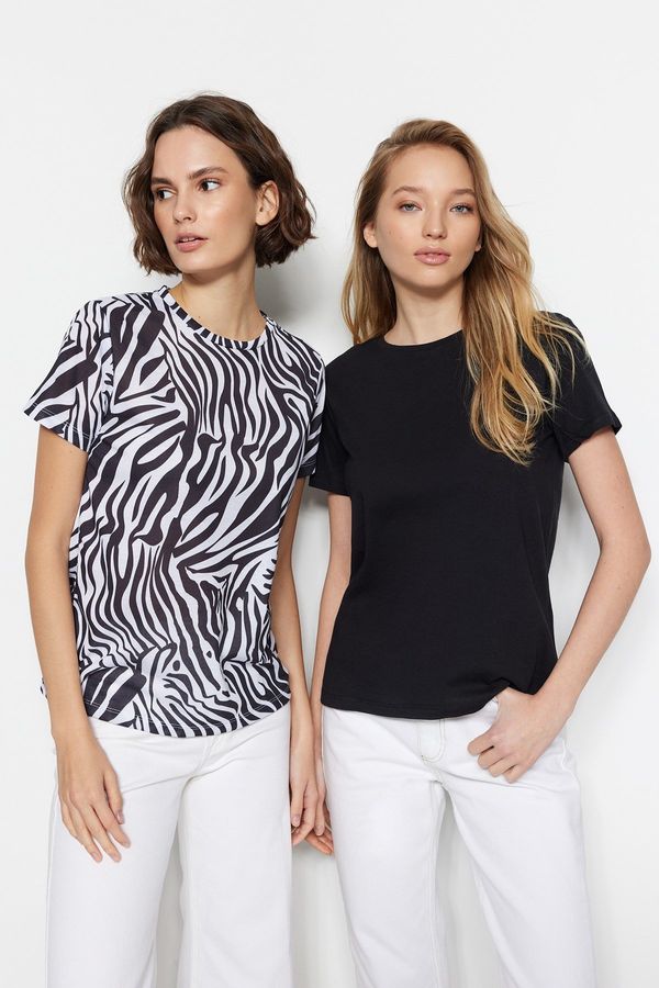 Trendyol Дамска тениска Trendyol 2 Pack