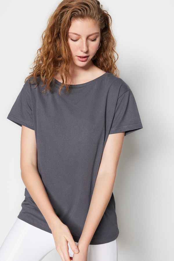 Trendyol Дамска тениска Trendyol Boyfriend