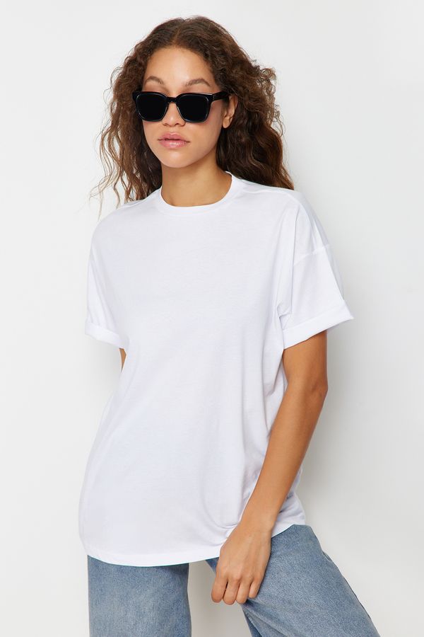 Trendyol Дамска тениска Trendyol Boyfriend