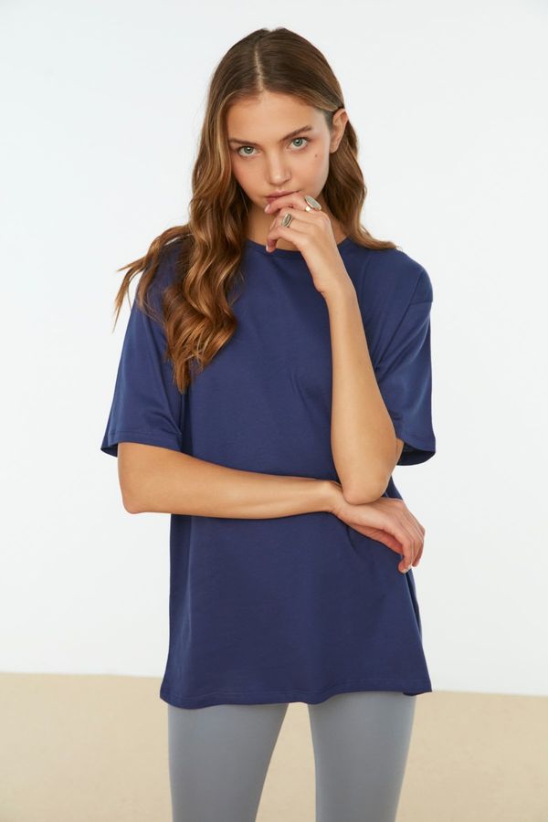 Trendyol Дамска тениска Trendyol Boyfriend