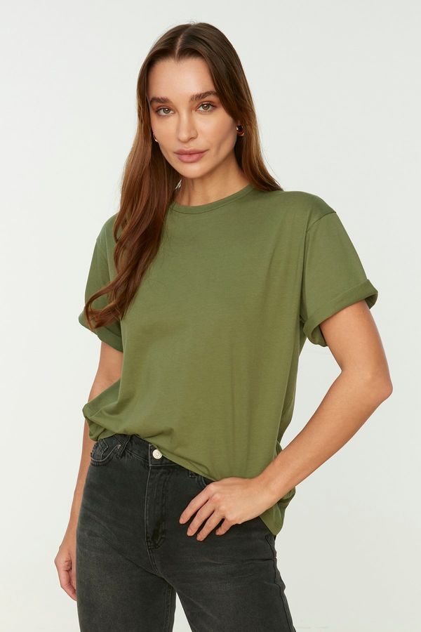 Trendyol Дамска тениска Trendyol Boyfriend