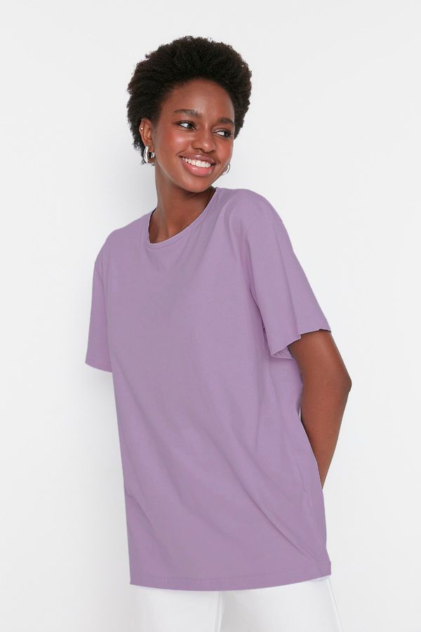 Trendyol Дамска тениска Trendyol Boyfriend