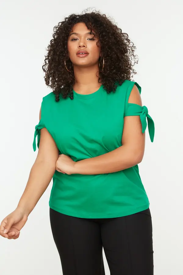 Trendyol Дамска тениска Trendyol Plus size