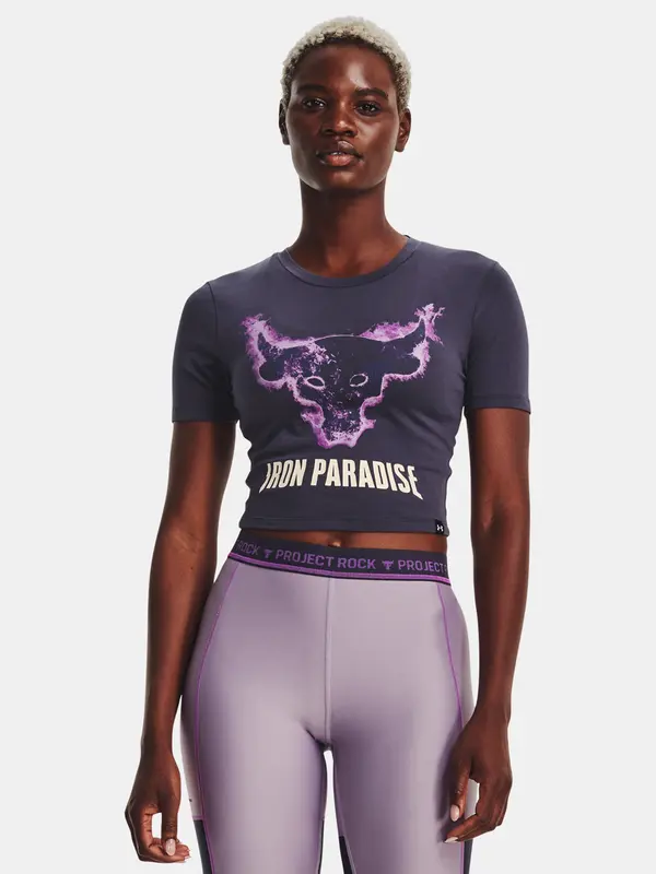 Under Armour Дамска тениска Under Armour UA Pjt Rck Disrupt Bull SS-GRY