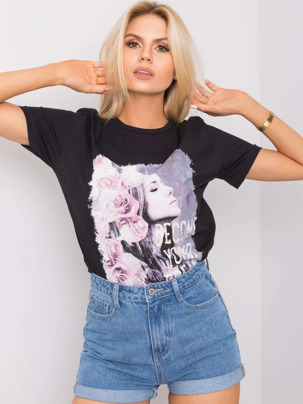 Fashionhunters Дамска тениска. Fashionhunters