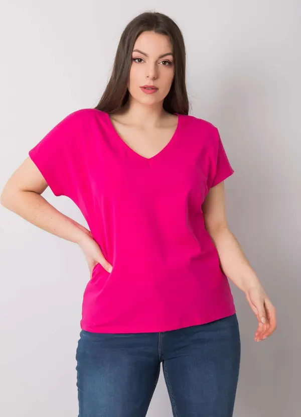 BASIC Feel Good Дамска тениска. Fashionhunters V-neck