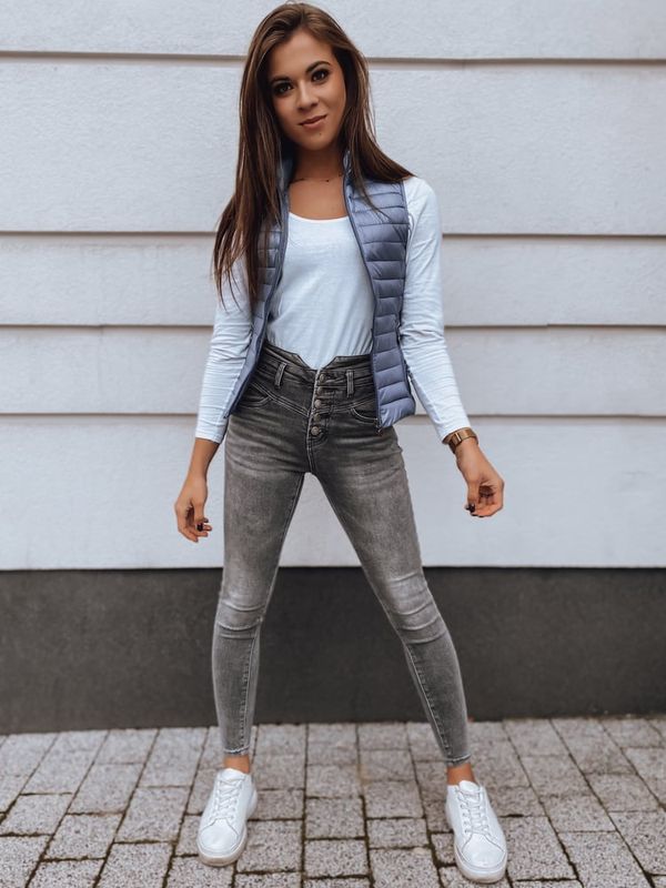 DStreet Дамска жилетка FESSLA синя Dstreet