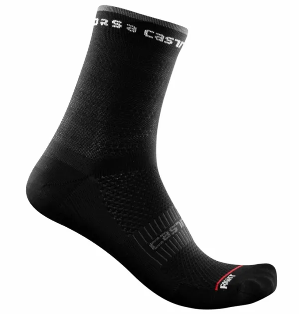 Castelli Dámské cyklistické ponožky Castelli  Rosso Corsa W 11