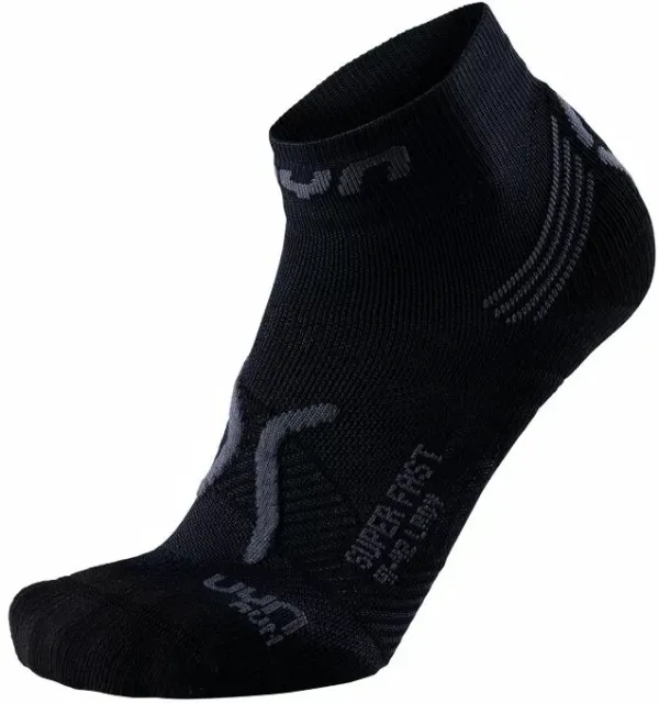 UYN Dámské ponožky UYN  RUN SUPER FAST SOCKS Black/Anthracite
