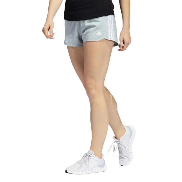 Adidas Dámské šortky adidas  Pacer Woven 3-Stripes Magic Grey