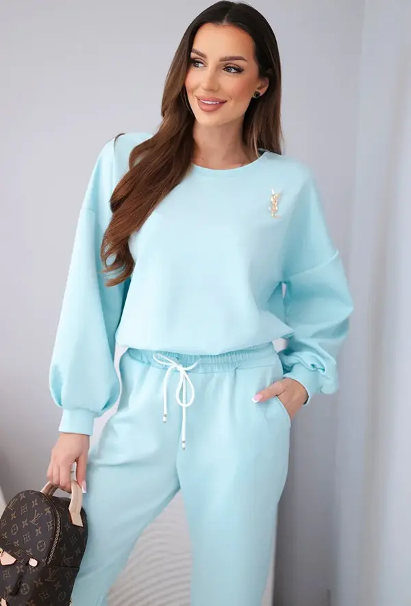 Kesi Włoski Дамски анцуг Kesi с брошка в цвят масло