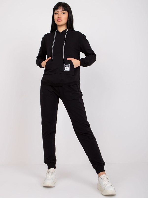 Fashionhunters Дамски анцуг. Fashionhunters i523_RV-KMPL-7754.11czarny