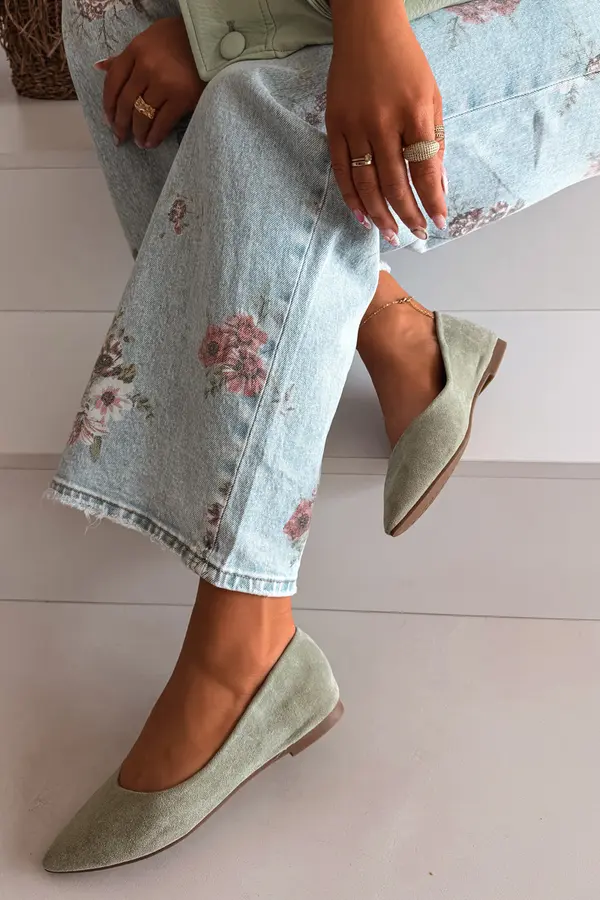 Boto Дамски балерини от еко велур