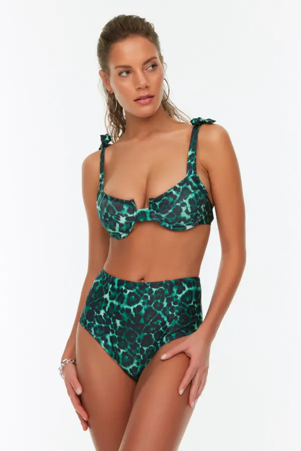 Trendyol Дамски бански долнище Trendyol Patterned